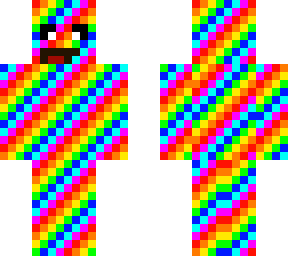rainbow skin