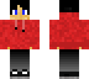 red hoodie