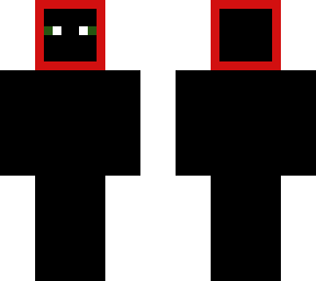 red outline head