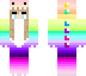 super cute girl in rainbow dinosaur onzee