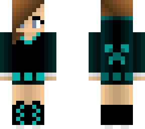teal summer girl