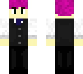 vest but with purple hair