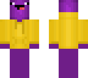 yellow hoodie purple derp