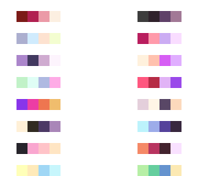 ~colour palettes~