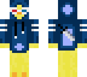3d glasses duck hoodie