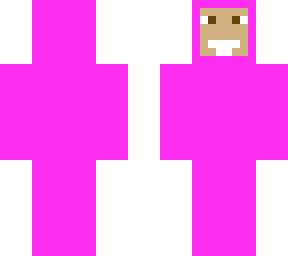 backwards pink man