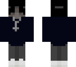 blue and black