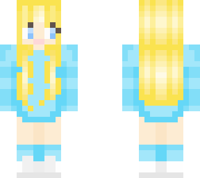blue girl <3