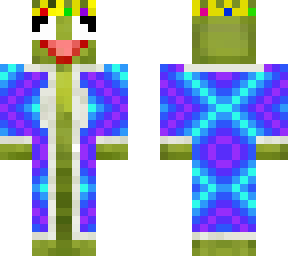 blue purple king kermit
