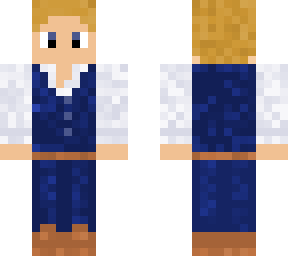 blue vest mcpe