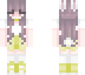 bunny girl with bee attire: bees lowered