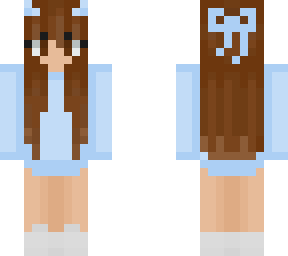cute blue girl