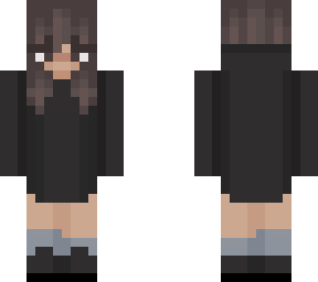 dark hoodie girl
