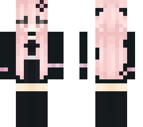 dark pink girl with a cute flower