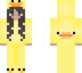 gal in skeppy duck skin