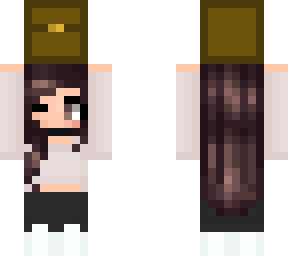girl holding a chest/diamond