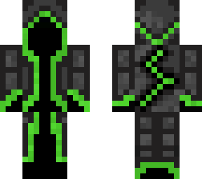 green cloaked figure