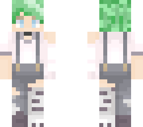 green haired tiger foot twin~boy