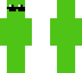 green with glasses