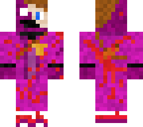 half purple, half feazbear fan