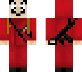 money heist skin (not mine!)