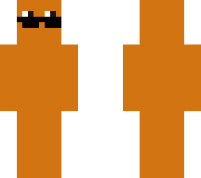 orange with glasses