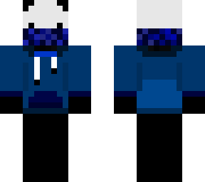 panda blue hoodie