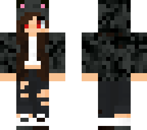 panther girl (not mine) red eyes