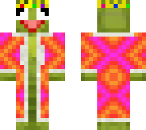 pink orange king kermit
