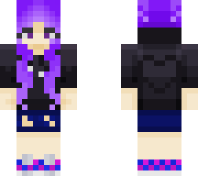 purple gamer girl