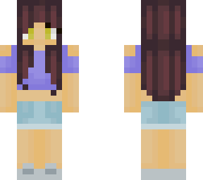 purple girl (hair isnt mine)