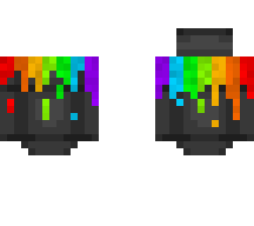 rainbow dripped hoodie base