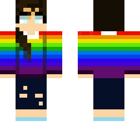 rainbow girl