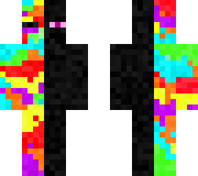 rainbows and darkness enderman