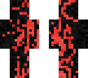 red and black