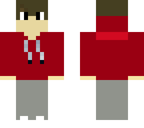 red hoodie