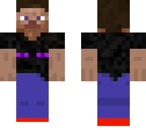 steve vith enderman t-shirt