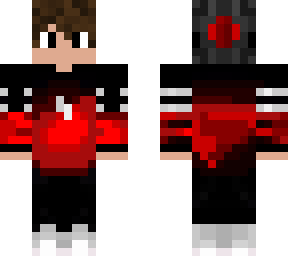 teen with red jacket
