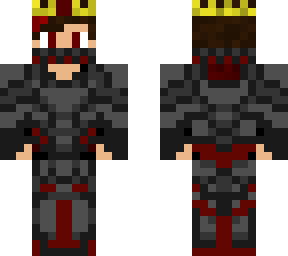 young king with mask