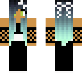blue hair school dance dress