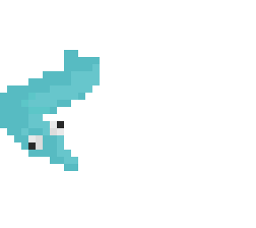 blue worm on a string