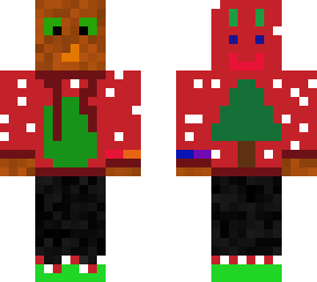 chicken in a christmas hoodie!