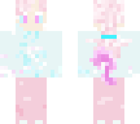 cotton candy catperson