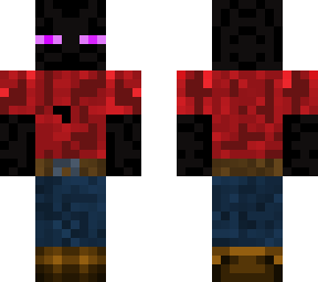 enderman wearing random clothes