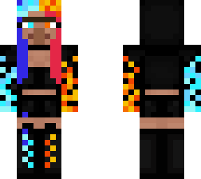 fire and ice girl villager