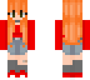 ginger in red