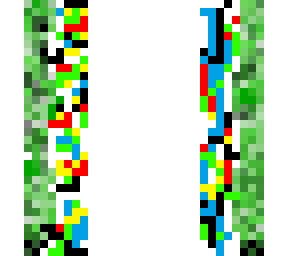 glitched out creeper
