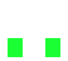 glowing green pant