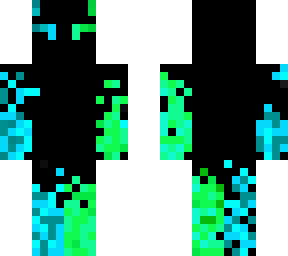green and blue demon