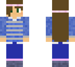 nerd/sporty girl in sweater